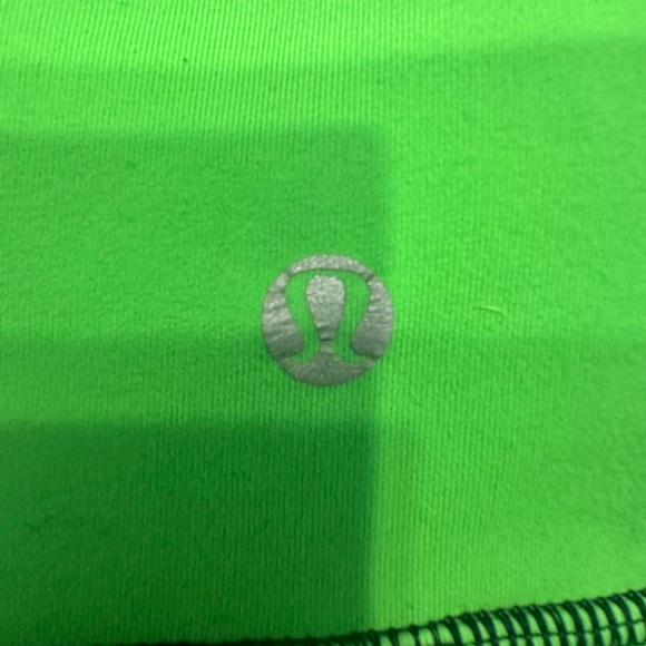 Lululemon 🍋Wunder Under Green and Black Color Block Leggings Size 8 - Picture 10 of 10
